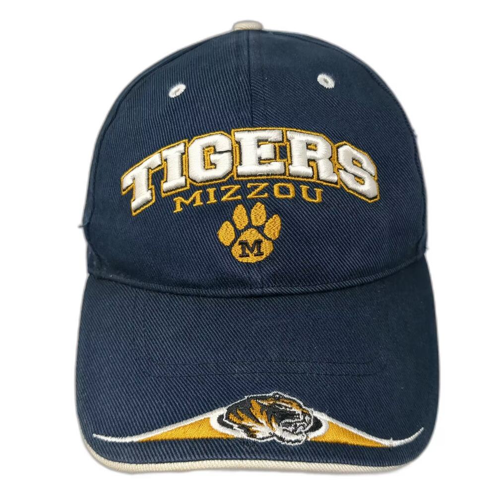 Missouri Tigers NCAA Blue Cap One Size Twins Enterprise Strapback Embroidered